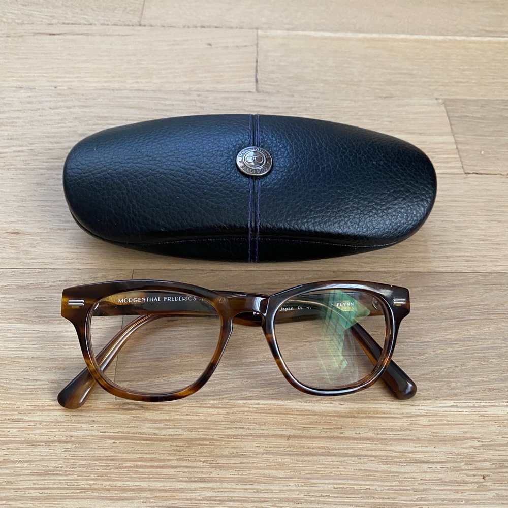 Morgenthal Frederics Tortoise Glasses